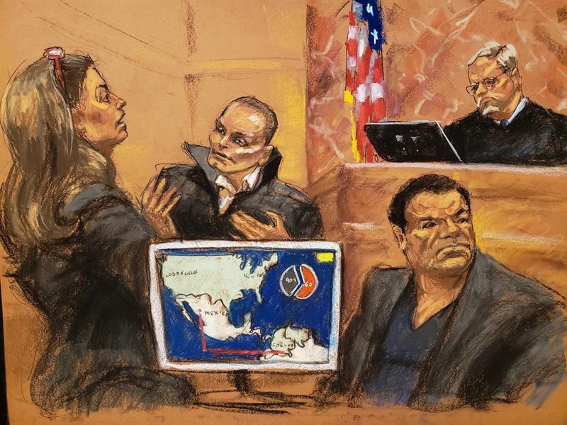 Chupeta juicio contra Chapo Guzmán
