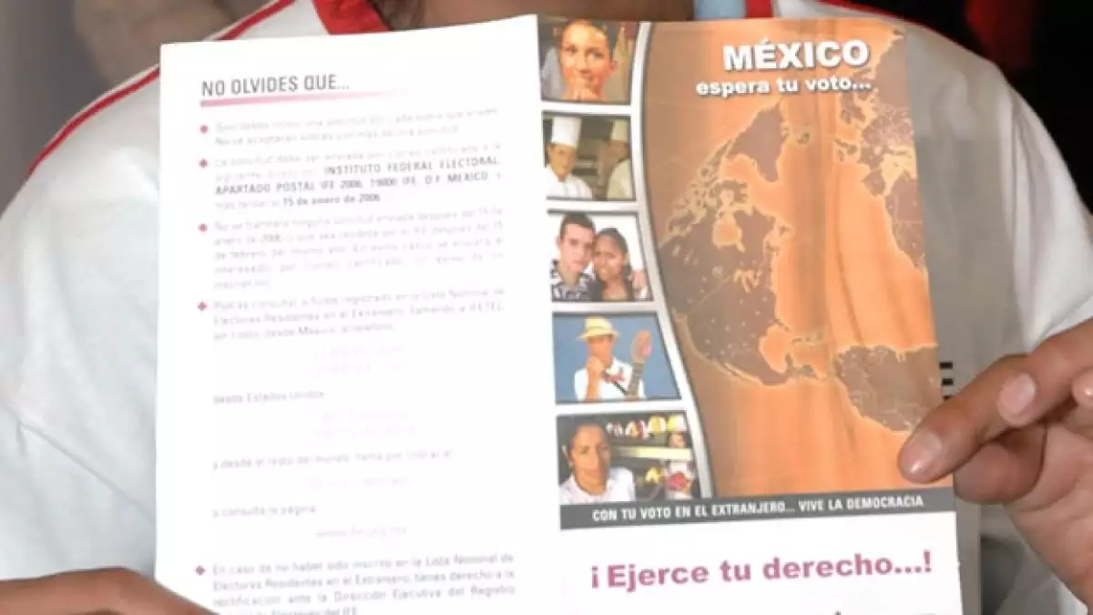 voto extranjero IFE Archivo campaña 2006