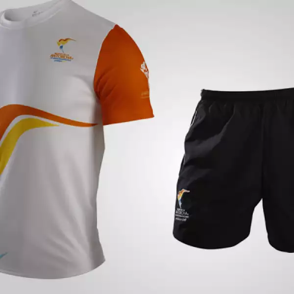 También tendrá algunos artículos con tela especial para los deportistas que asistan a esta justa.