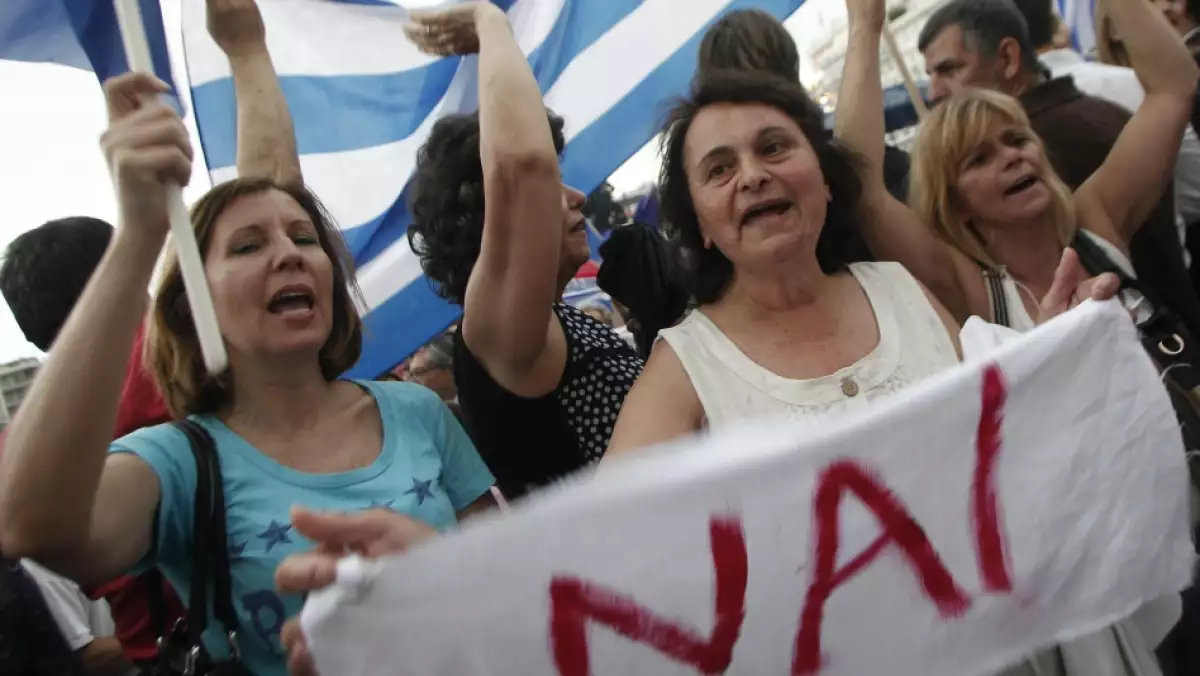 grecia manifestación referendum