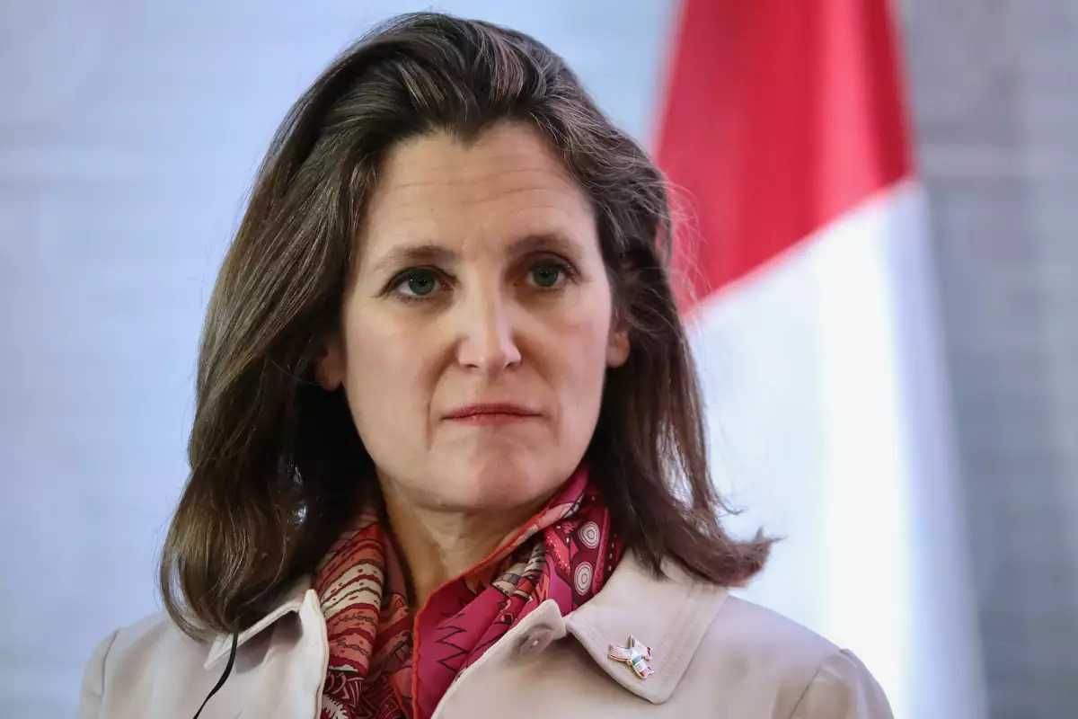 Chrystia Freeland renuncia al gobierno de Canadá tras desacuerdos con Trudeau por Trump