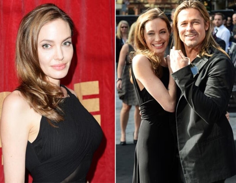 En junio de 2013 cuando Angelina apareció por primera vez en público luego de haber dado la noticias de su doble mastectomía.