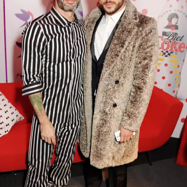 Durante la campaña de `Diet Coke´ en donde se anunció que Jacobs sería el director creativo de la marca en marzo de este año.