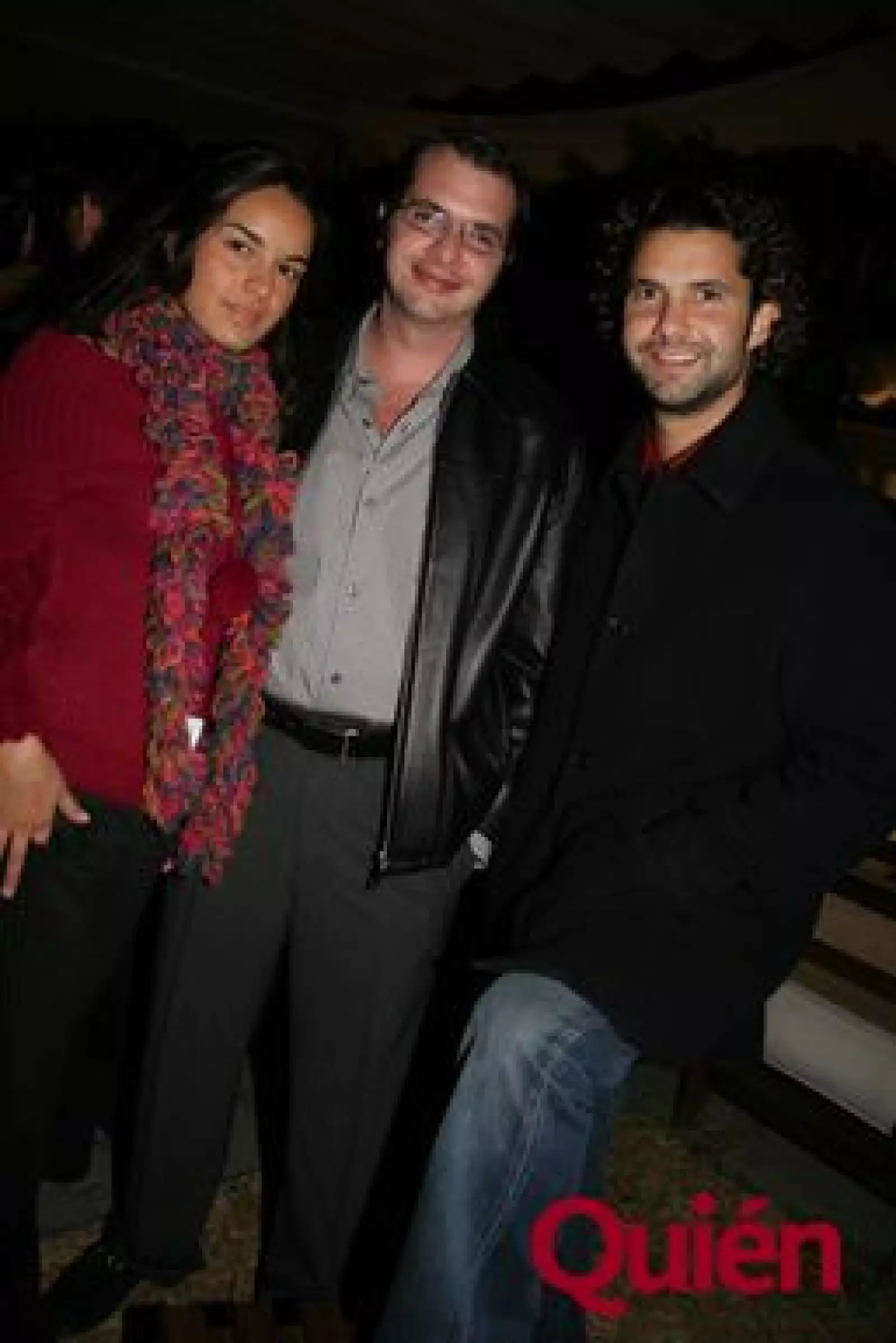 Daniela Rodríguez, Emilio Amiga, Mauricio Entebi
