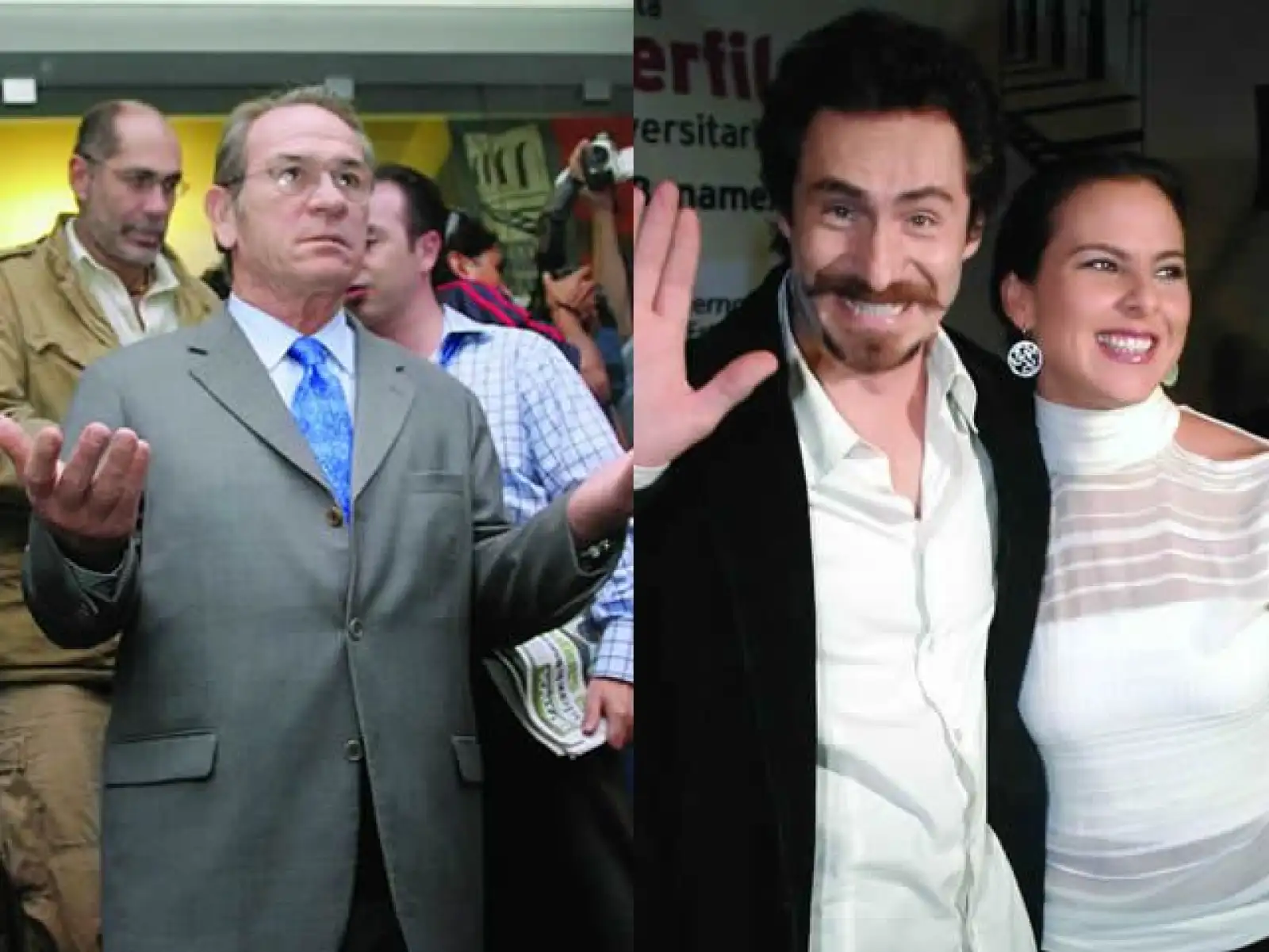 2005. El actor estadounidense Tommy Lee Jones visitó Morelia para presentar "Los tres entierros de Melquiades Estrada". Kate del Castillo y Demián Bichir estrenaron romance y película al mismo tiempo.