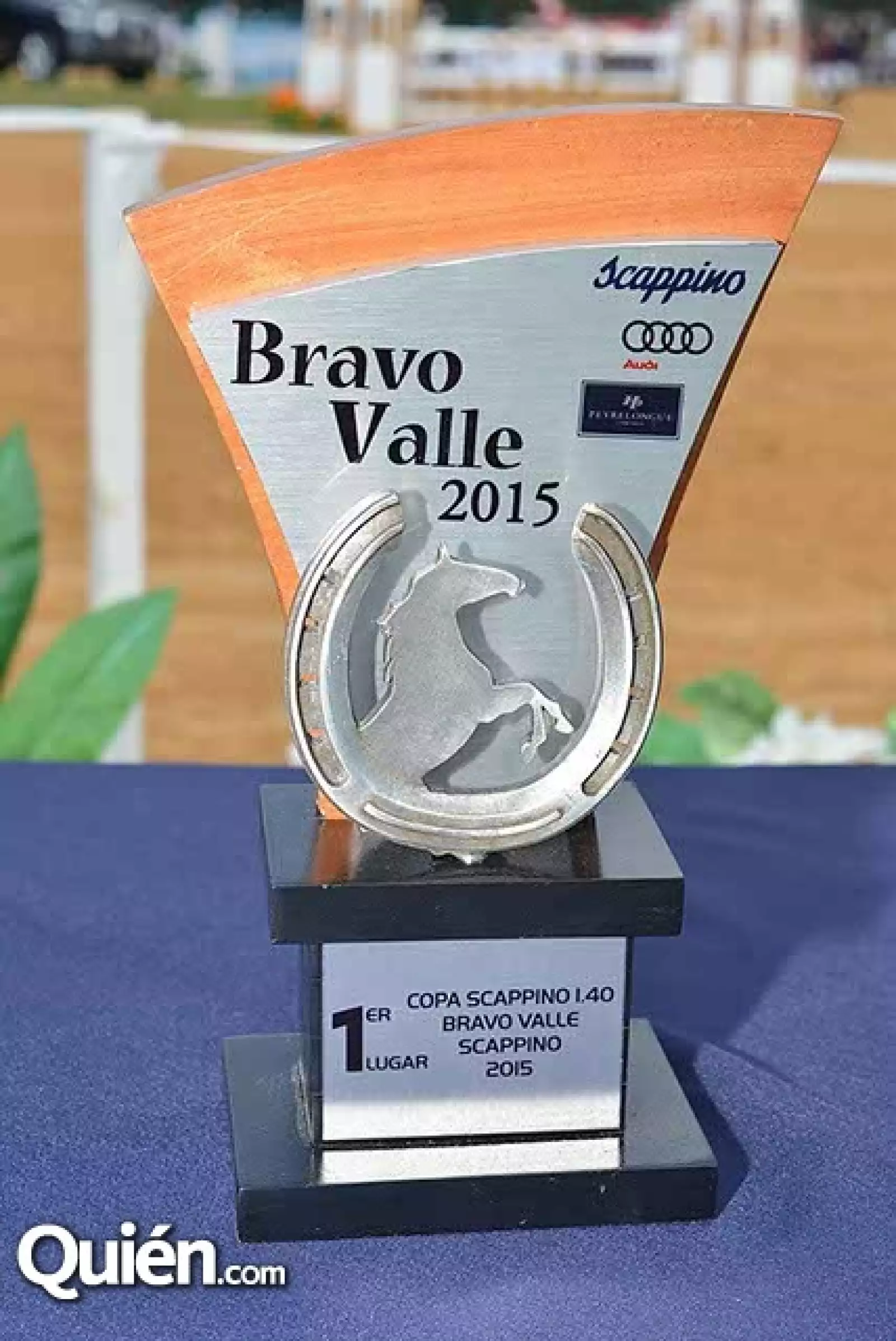 Trofeo 1er. Lugar 1.40 Mts.,Copa Scappino Bravo Valle 2015.