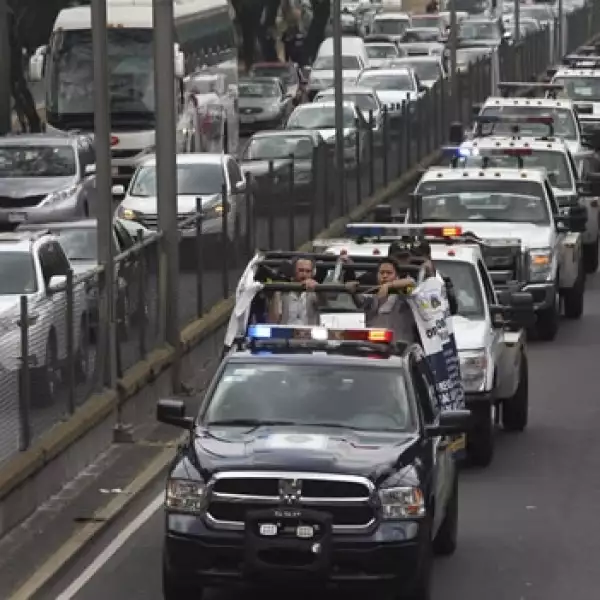 filas salida vacacionistas