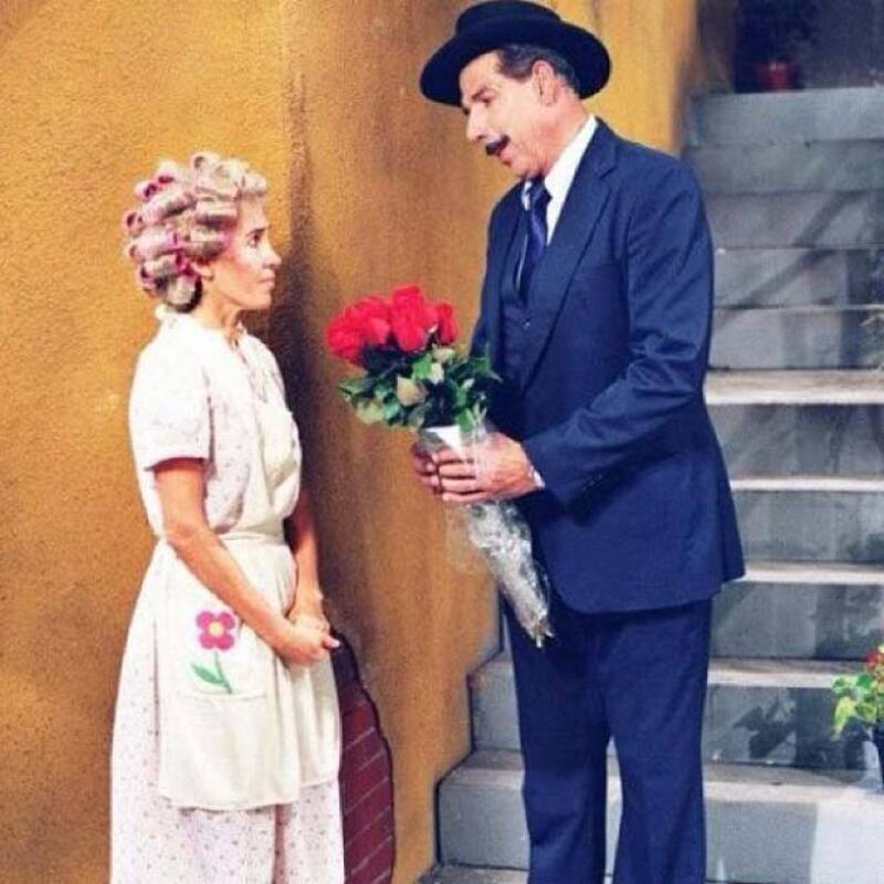 Los actores Florinda Meza y Rubén Aguirre, quienes en el pasado interpretaron a una de las parejas más representantivas de “El Chavo del 8”, se reunieron el viernes pasado en Puerto Vallarta.