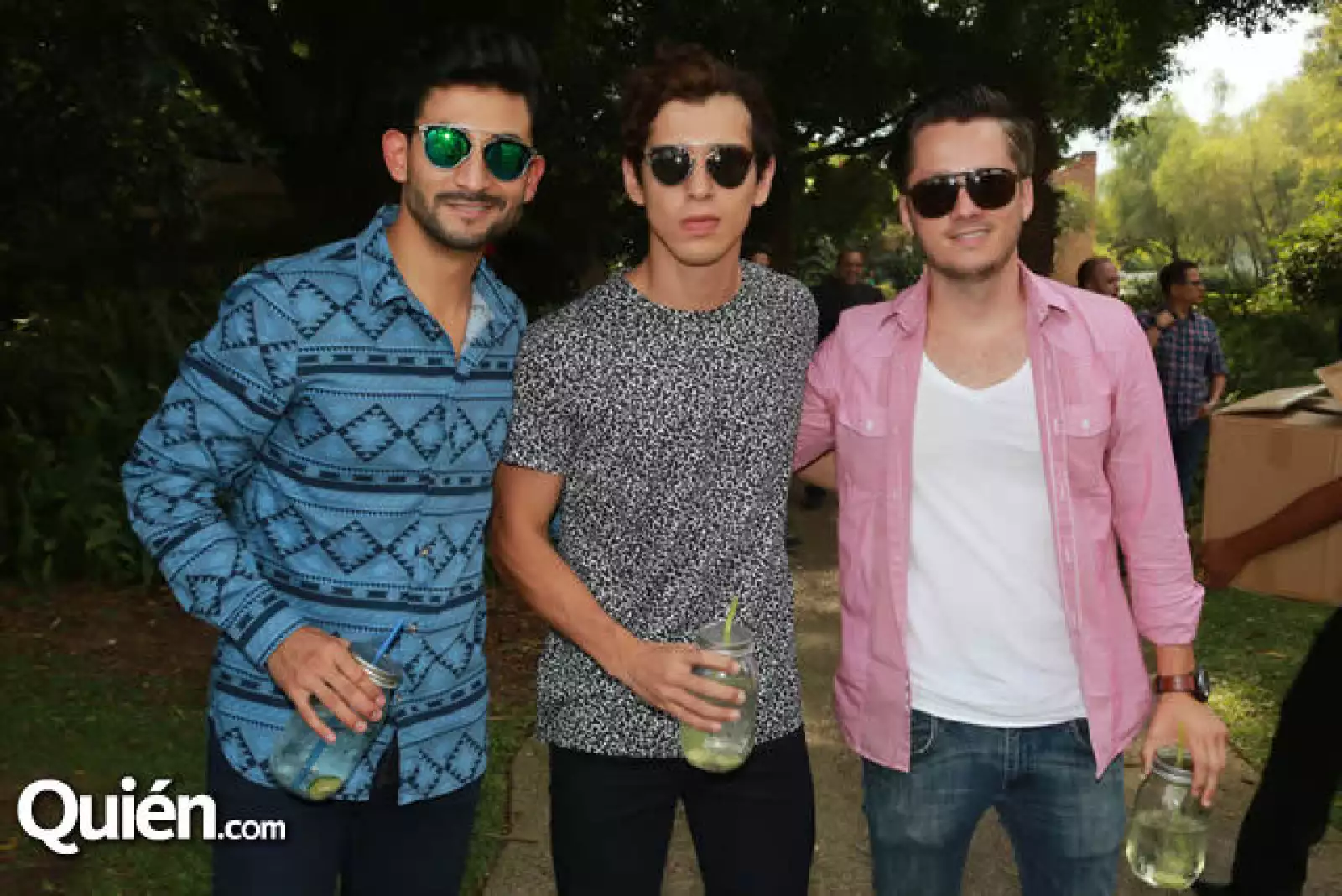 Raúl Choco Herrera,Emmanuel Hinojosa y Santiago Cortés