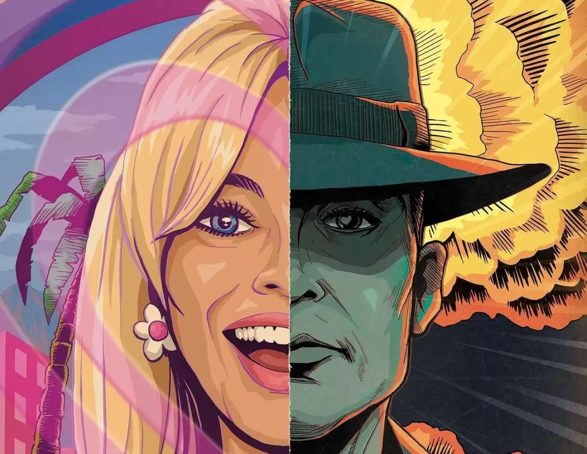 Memes de Oppenheimer y barbie
