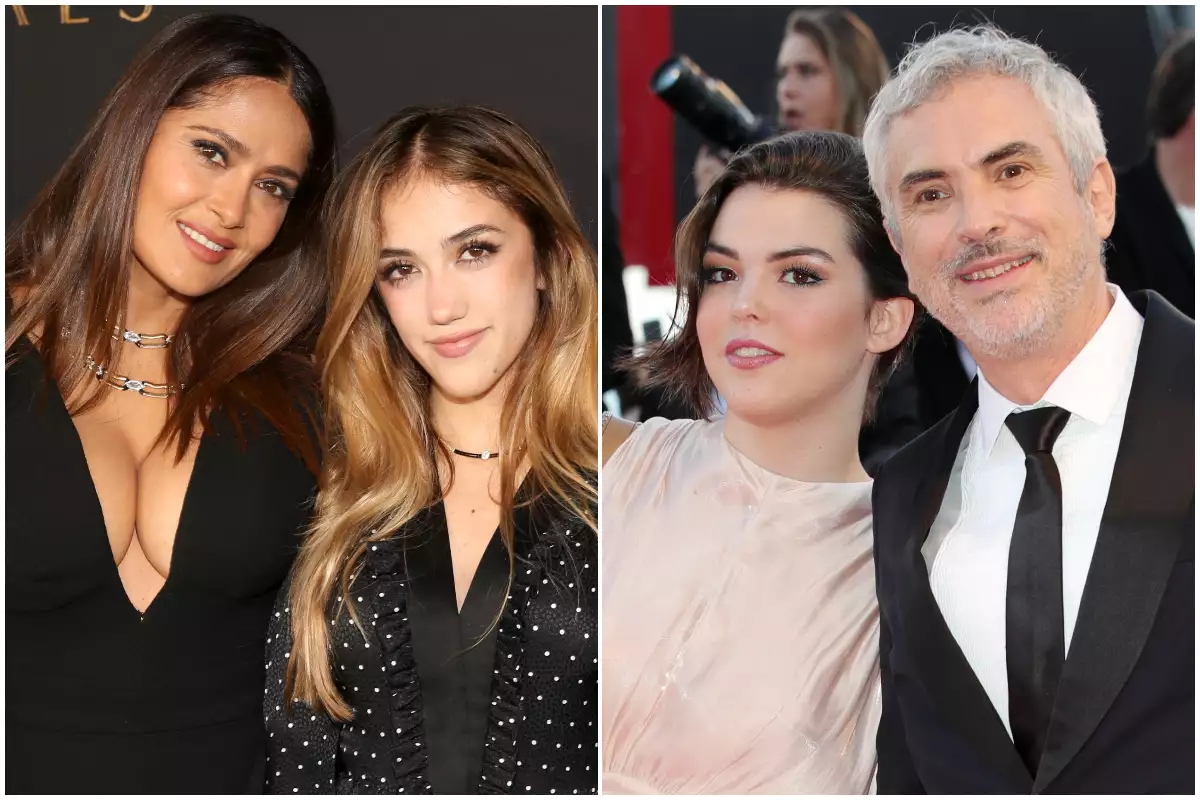 Salma Hayek, Valentina Paloma, Bu Cuarón y Alfonso Cuarón 