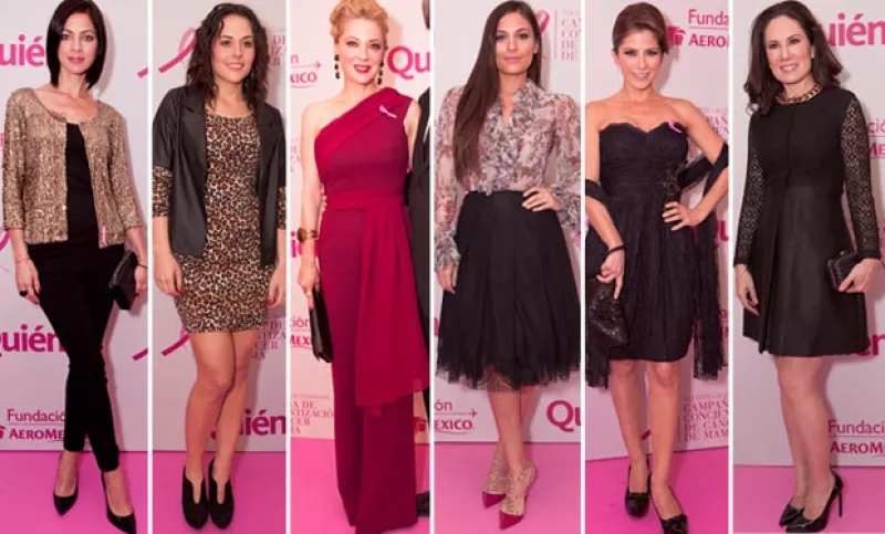 Ayer por la noche se dieron cita algunas famosas como Gloria Calzada, Alessandra Rosaldo, Ana Brenda, entre otras para formar parte de las voceras de lucha en contra del cáncer de mama.
