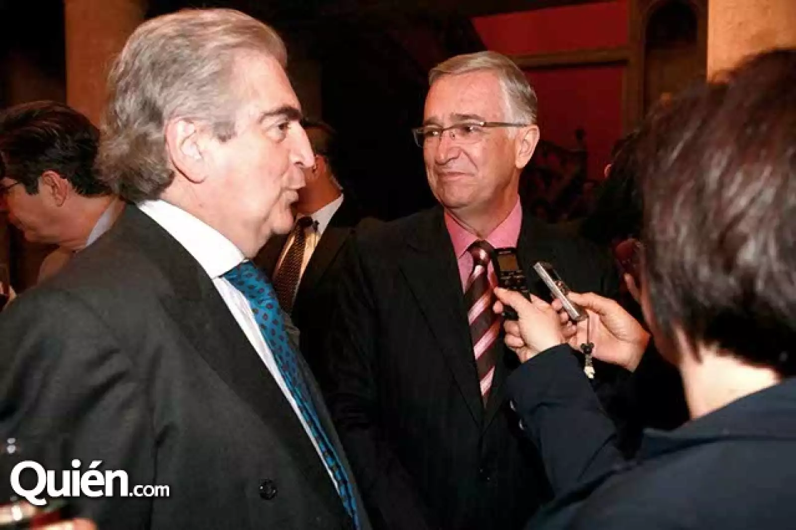 Rafael Tovar y de Teresa con Ricardo Salinas
