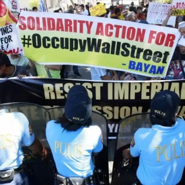 manifestacion en manila