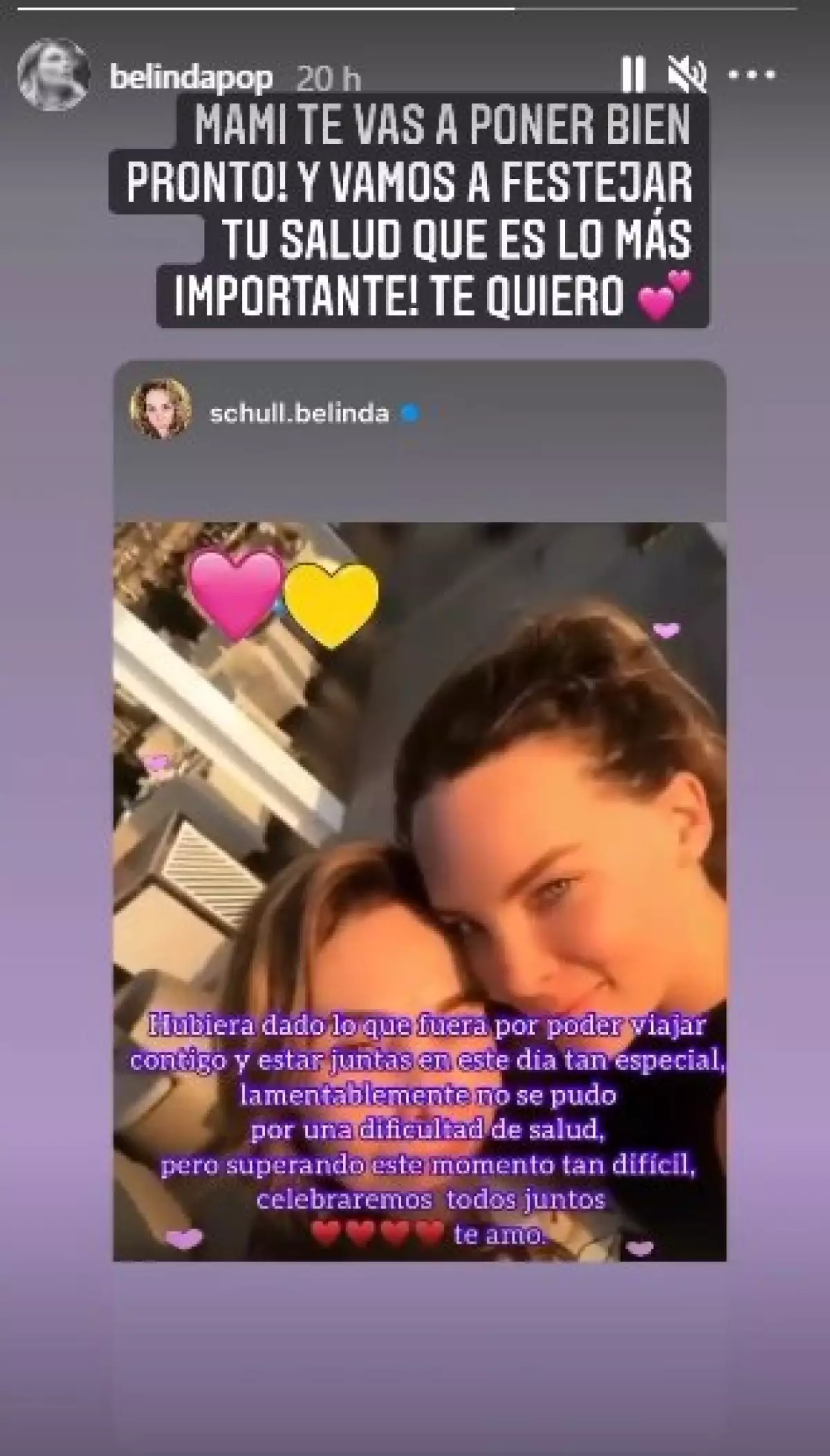 Belinda Insta Stories