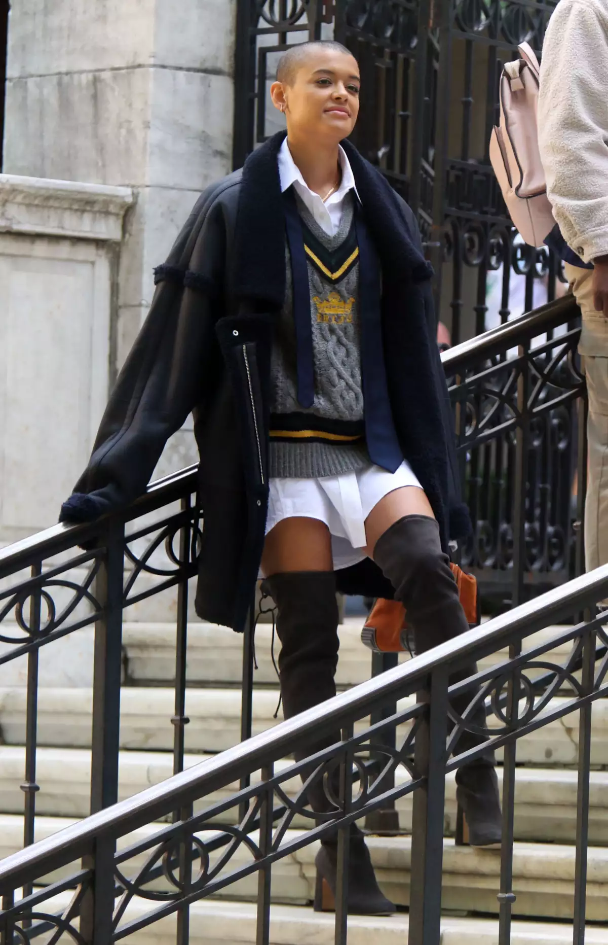 'Gossip Girl' TV show filming, New York, USA - 20 May 2021