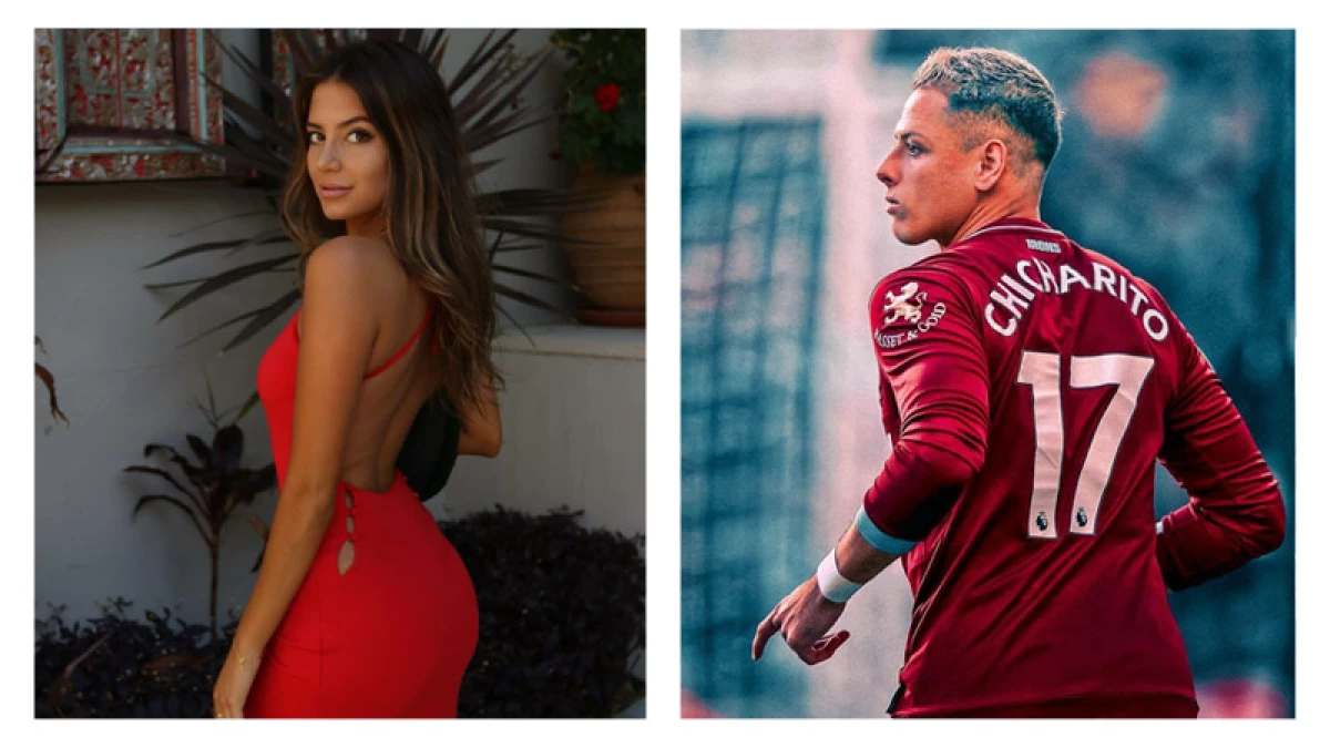 Javier Hernández y Sarah Kohan