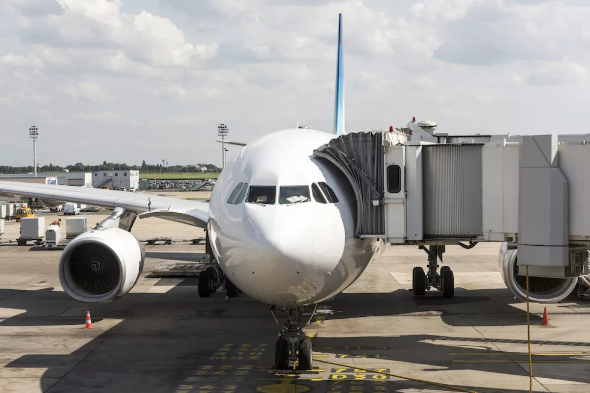 Passenger aircraft in Orly - Paris International Airport