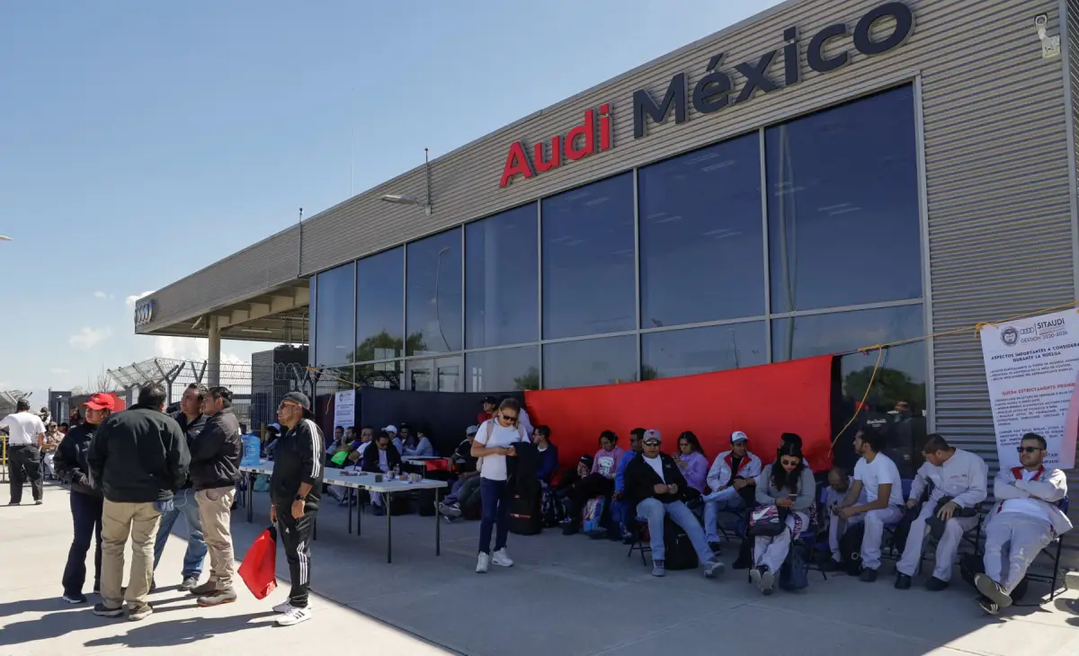 Huelga en Audi México