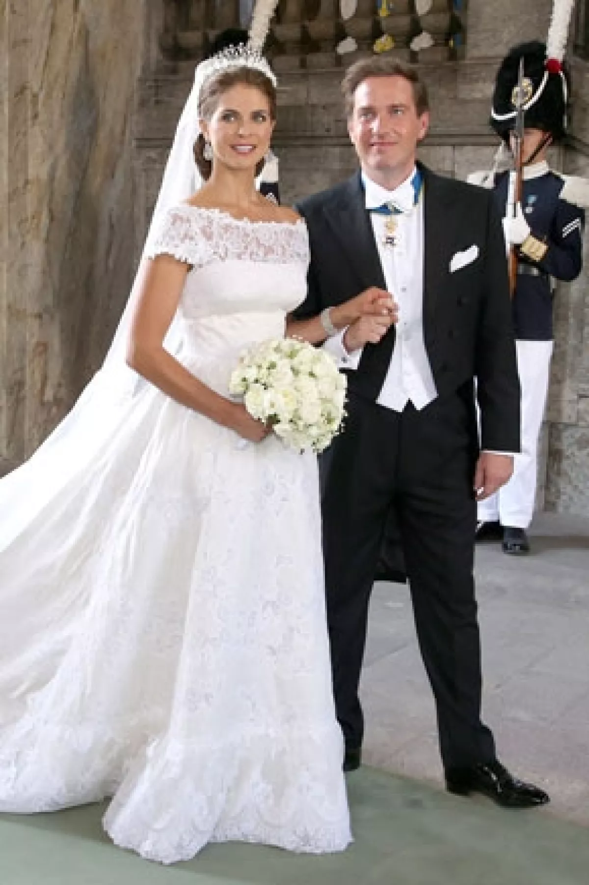 La pareja se casó el 8 de junio.
