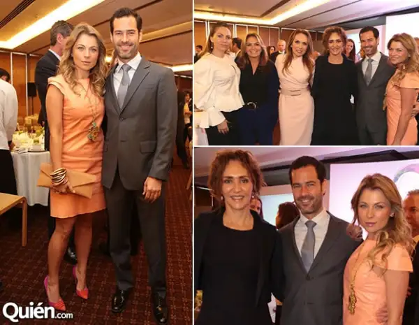En un evento altruista apoyando a Angélica Fuentes.