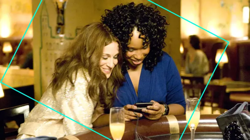 Carrie Bradshaw y Louise from St. Louis en París