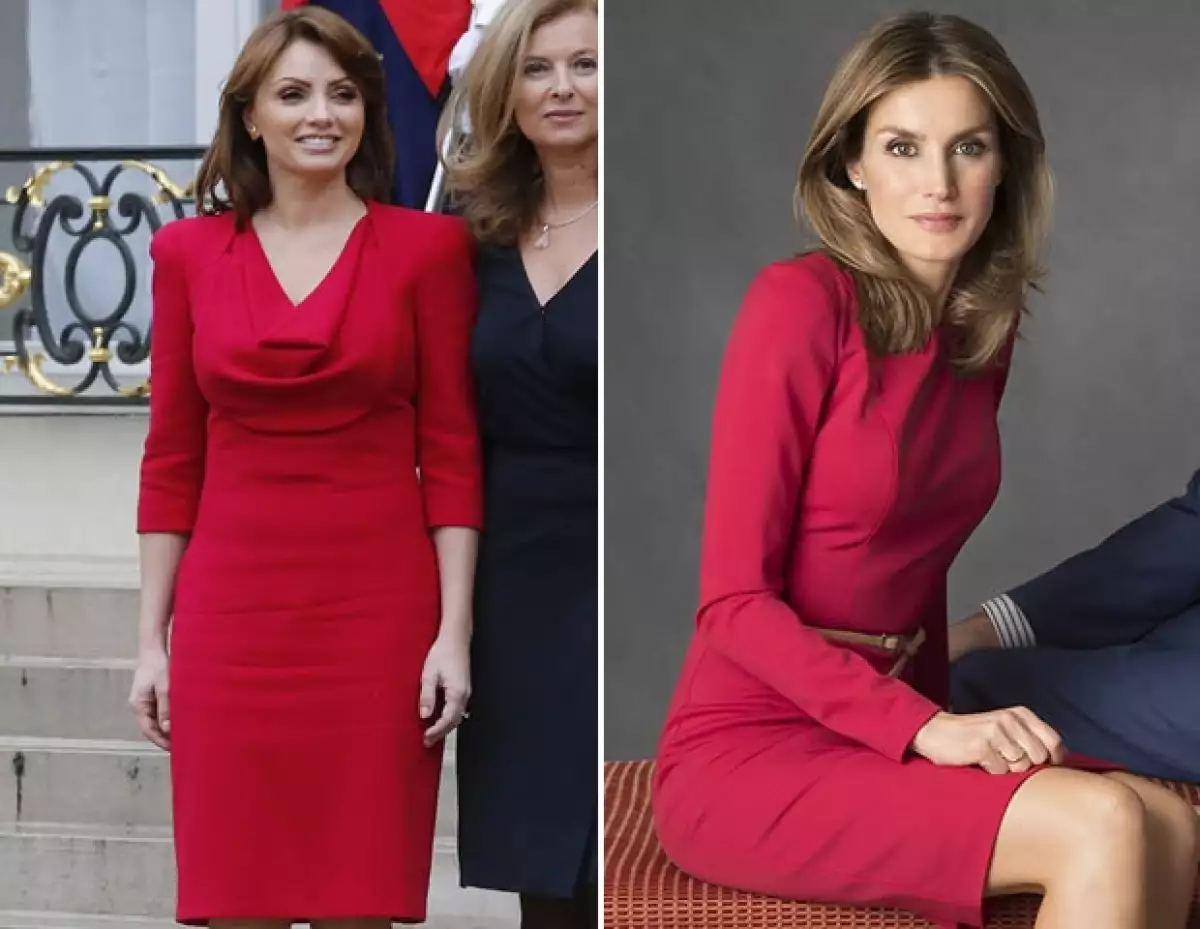 Los cortes de los vestidos de Angélica han sido muy similares a los de Letizia.