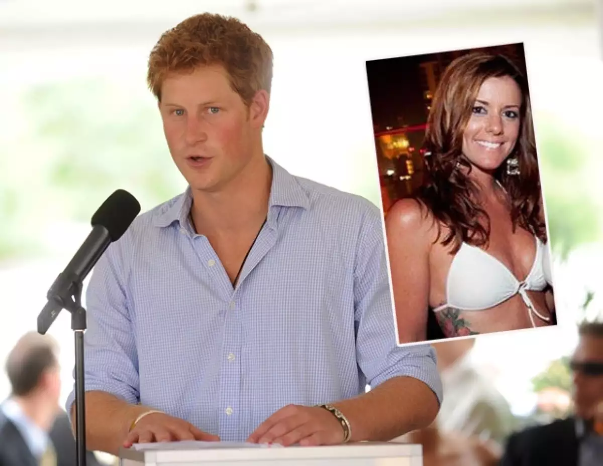 Se rumoró que la mesera Jessica Donaldson pasó una noche con el Príncipe.