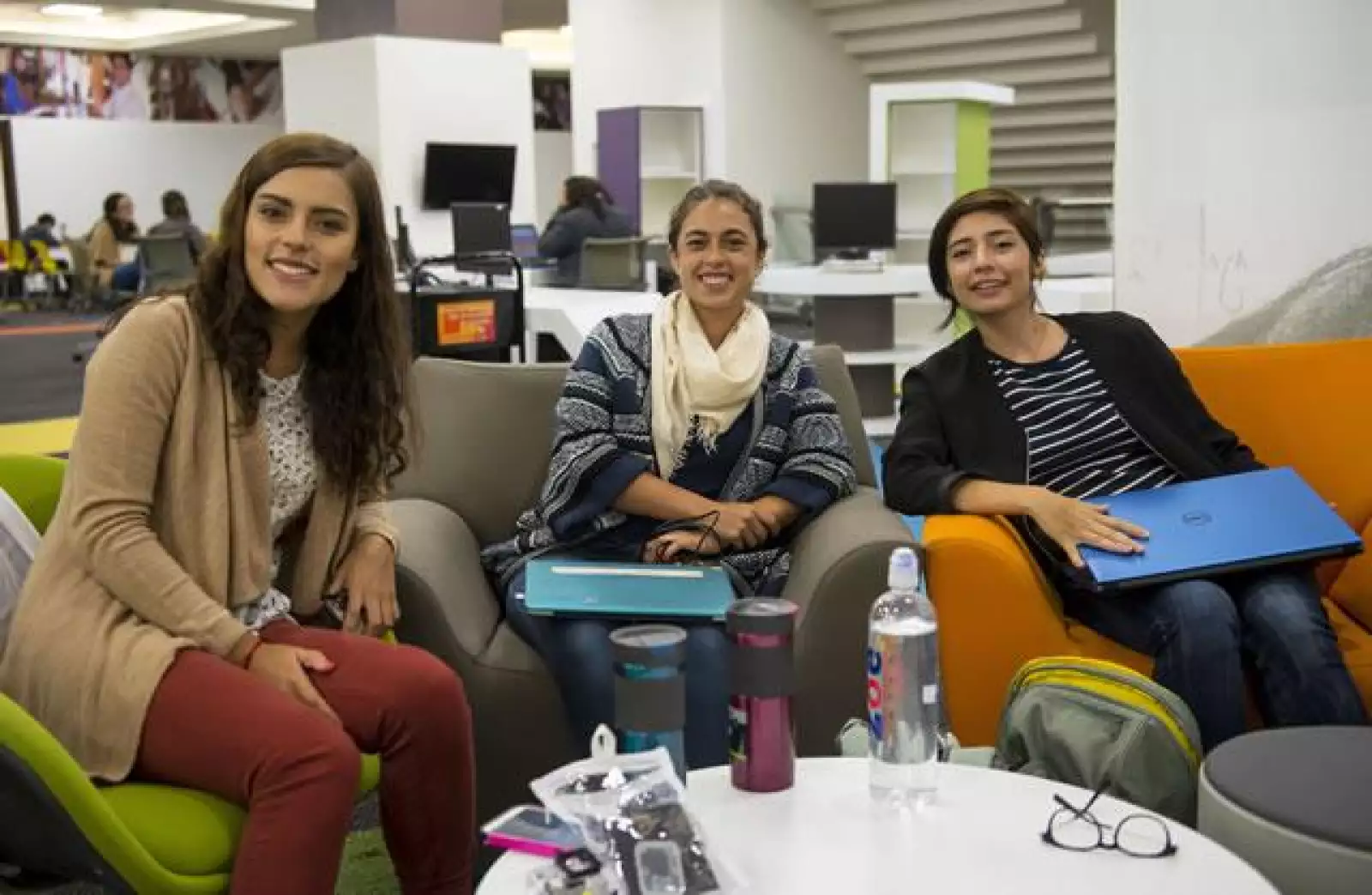 Renata Diez, Cecilia Hernández y Sofía Serrano