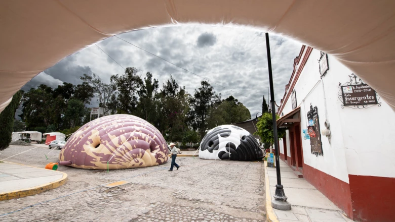 Museo Inflable Itinerante Tocando al Mismo Son, a detalle