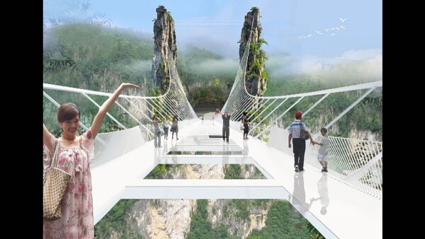 Puente piso cristal Zhangjiajie