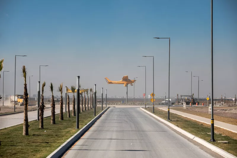 (Recorrido por el Aeropuerto Felipe Ángeles)