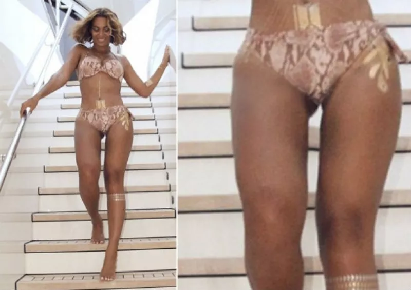 La cantante compartió fotografías de su reciente cumpleaños en Tumblr, donde se hizo evidente que hubo un retoque digital en sus muslos.