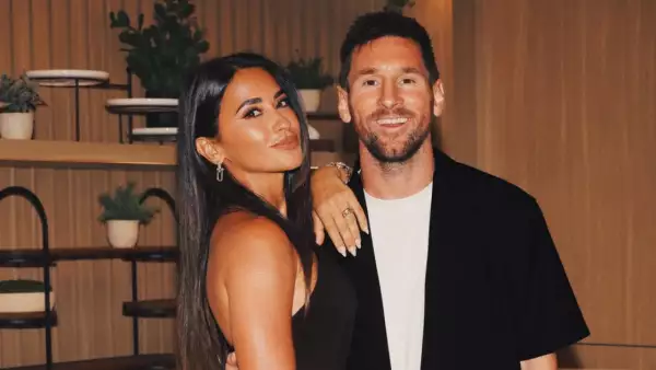 Antonela Roccuzzo y Lionel Messi 