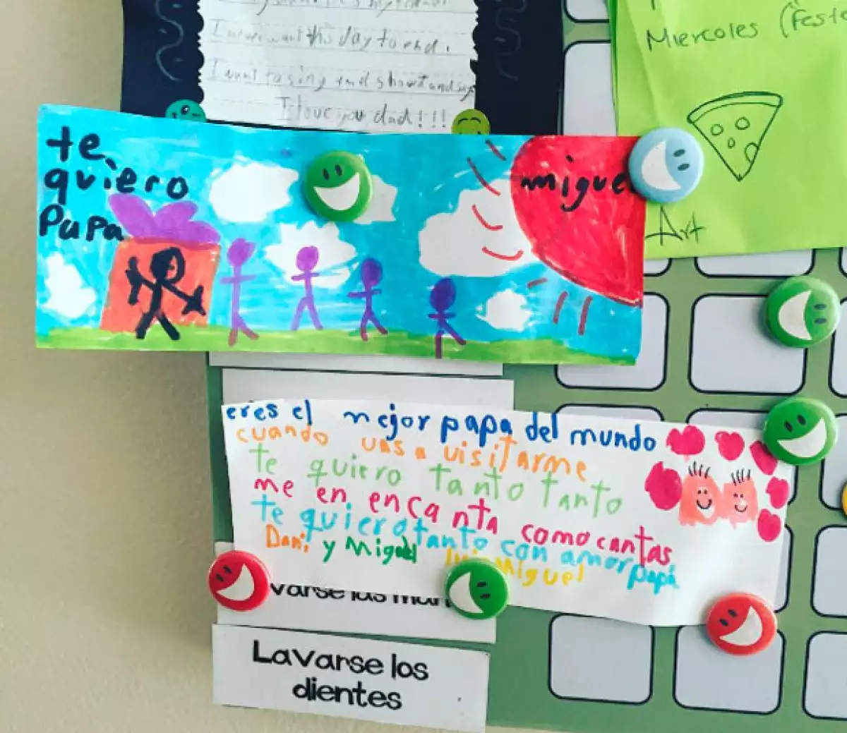 Esta fue lo que Daniel y Miguel le escribieron a Luis Miguel en el Día del Padre.