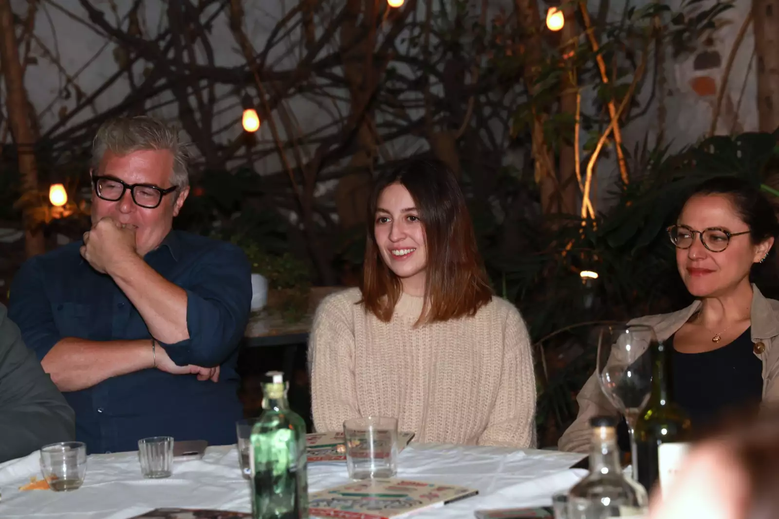 Nils Bernstein, Sofía Cortina y Andrea Tejeda