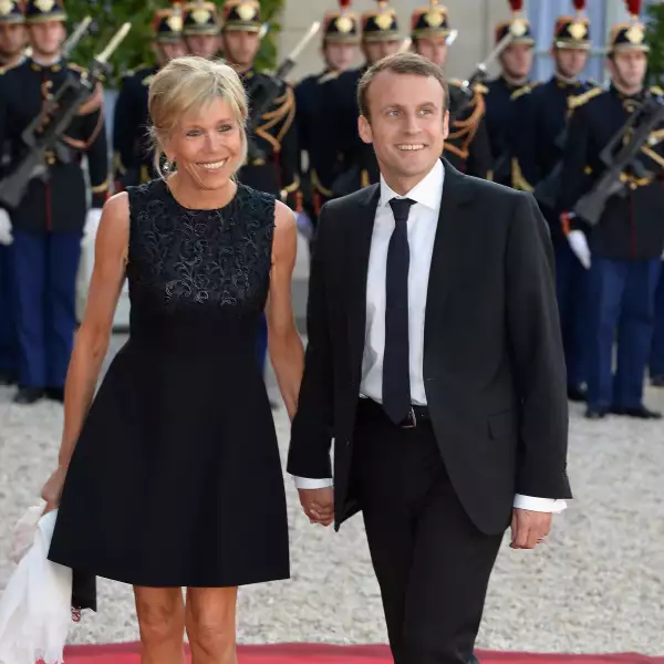 Emmanuel y Brigitte Macron