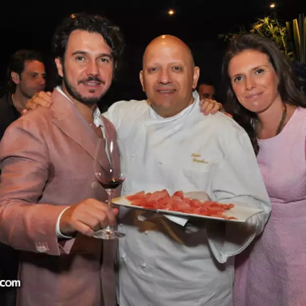 Rolly Pavia,Bruno Cingolavi y Galy Pavia.