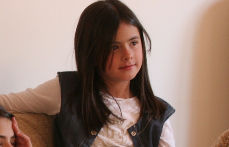 Nicole, hoy de 12 años, tiene un carácter fuerte y quiere ser como su mamá.