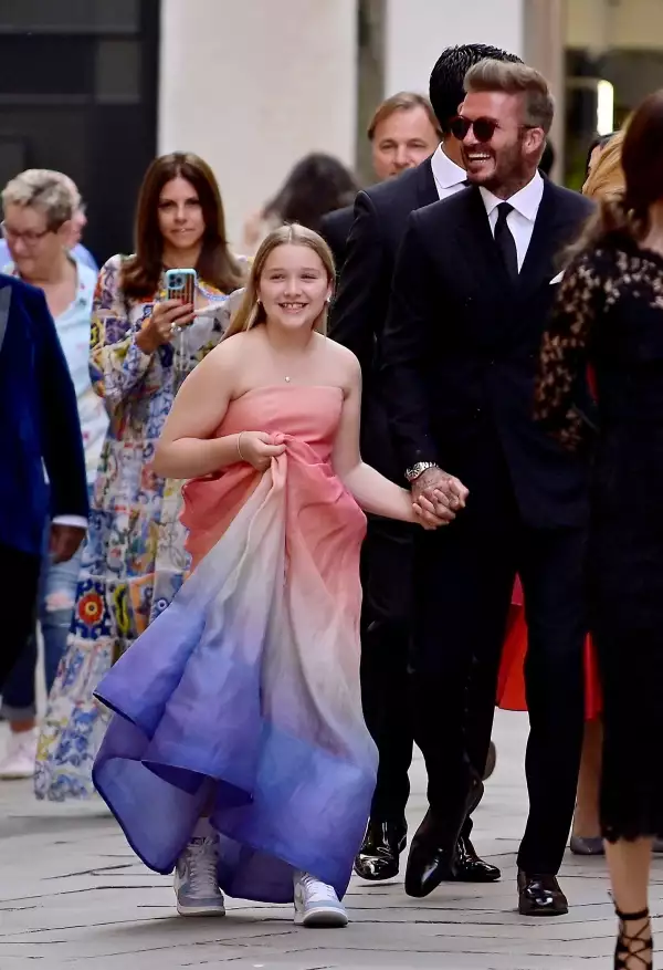 EXC  David Beckham, Harper Seven