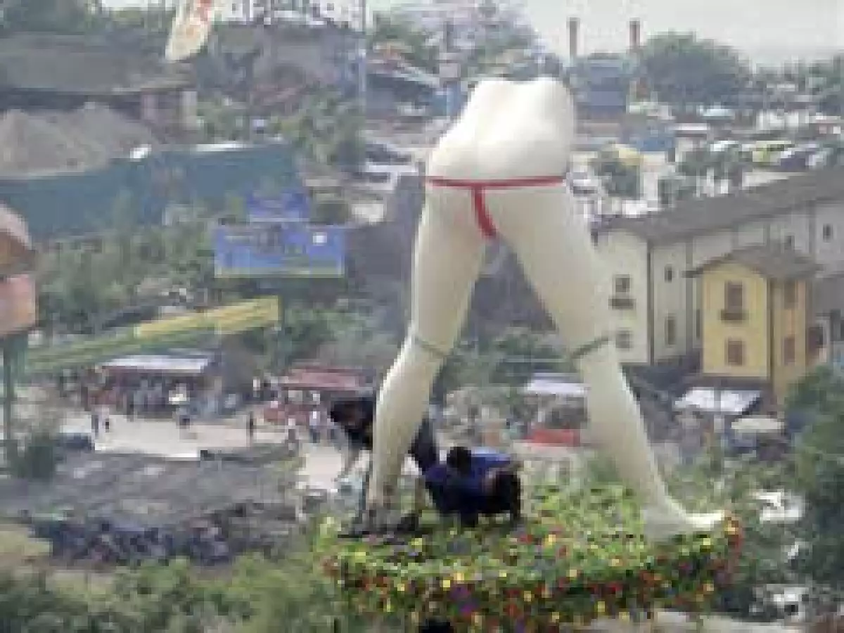 El parque había despertado burlas cuando algunas fotos de sus atracciones circularon por Internet. (Foto: AP)