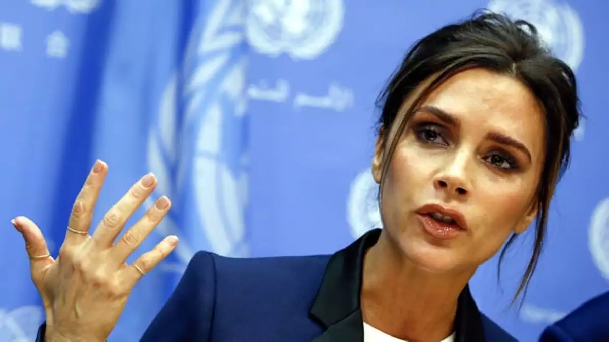 Victoria Beckham en la ONU