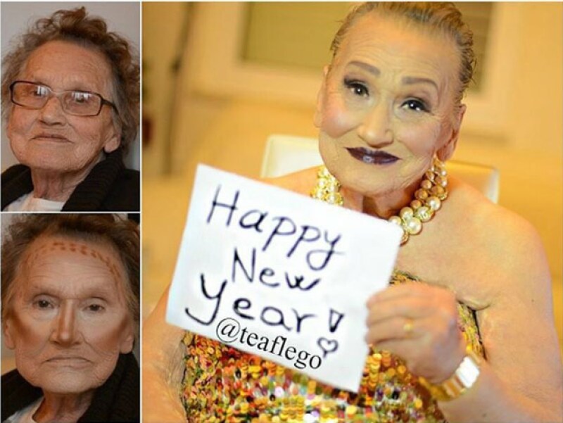 Livia vive en un asilo e incluso ha hecho que a todas sus compañeras les encante el contouring.