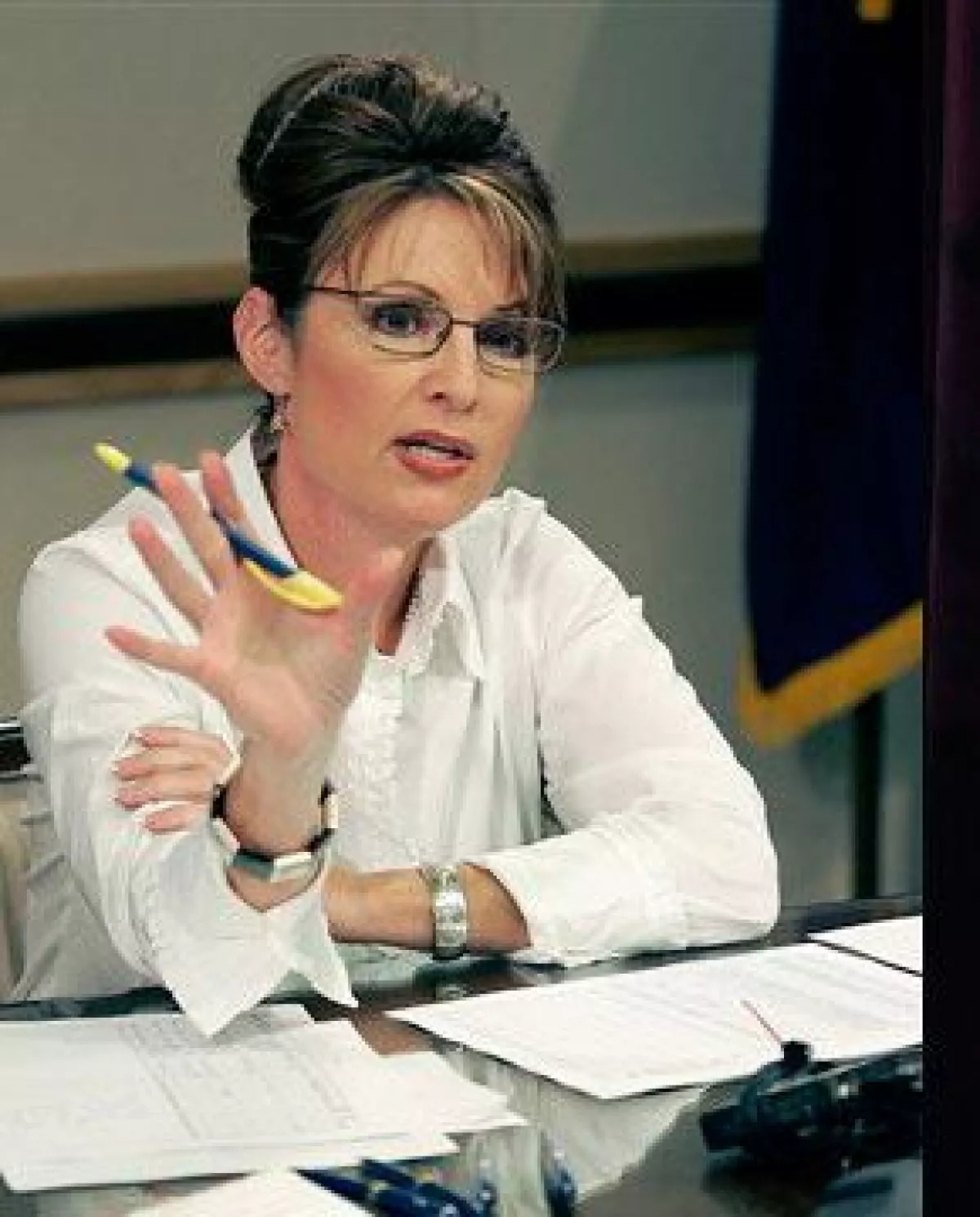 La gobernadora de Alaska, Sarah Palin, defendió el viernes a la reina de belleza, Carrie Prejean, quien ha sido criticada por su oposición al matrimonio del mismo sexo.