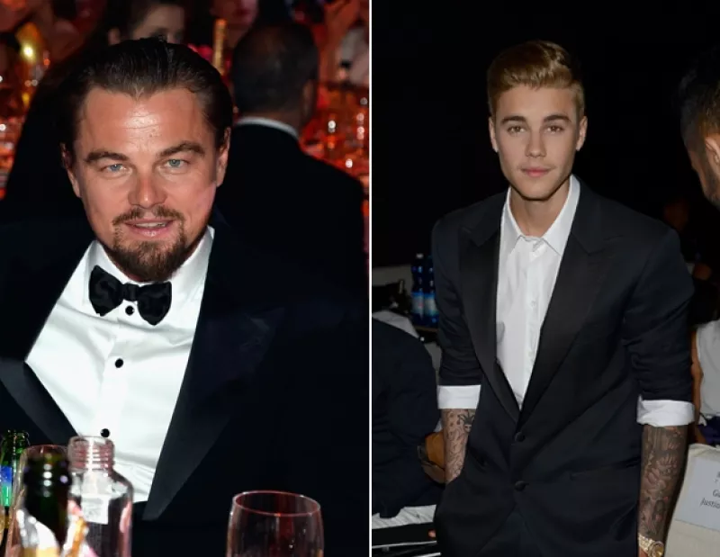 Aunque ambas estrellas coincidieron en Francia, tal parece que al nominado al Oscar no le interesó conocer al joven cantante, a quien tachó de "pequeño tonto".