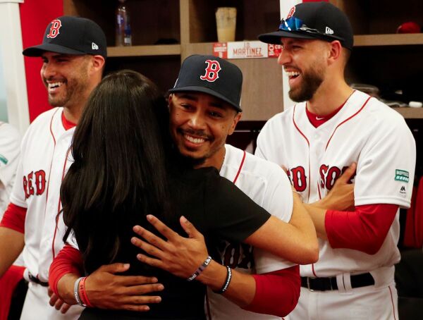 Meghan Markle y Mookie Betts