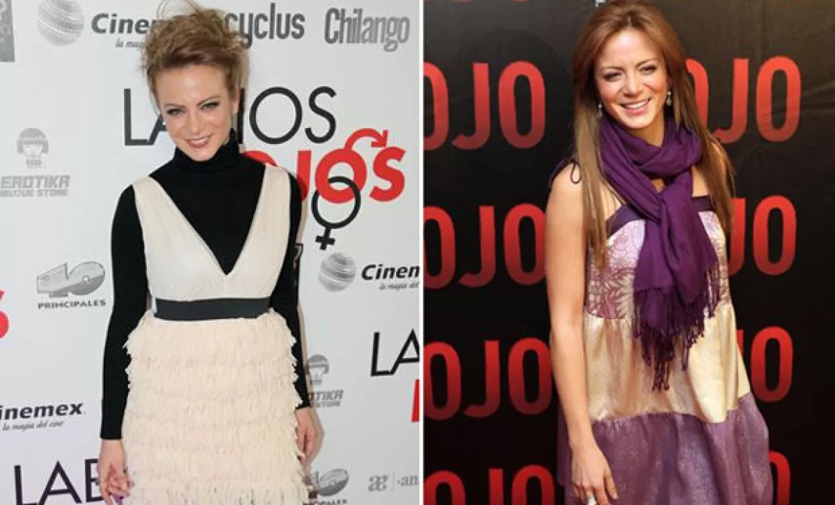 Durante las alfombras rojas de su película Labios Rojos, también utilizaba diferentes looks.