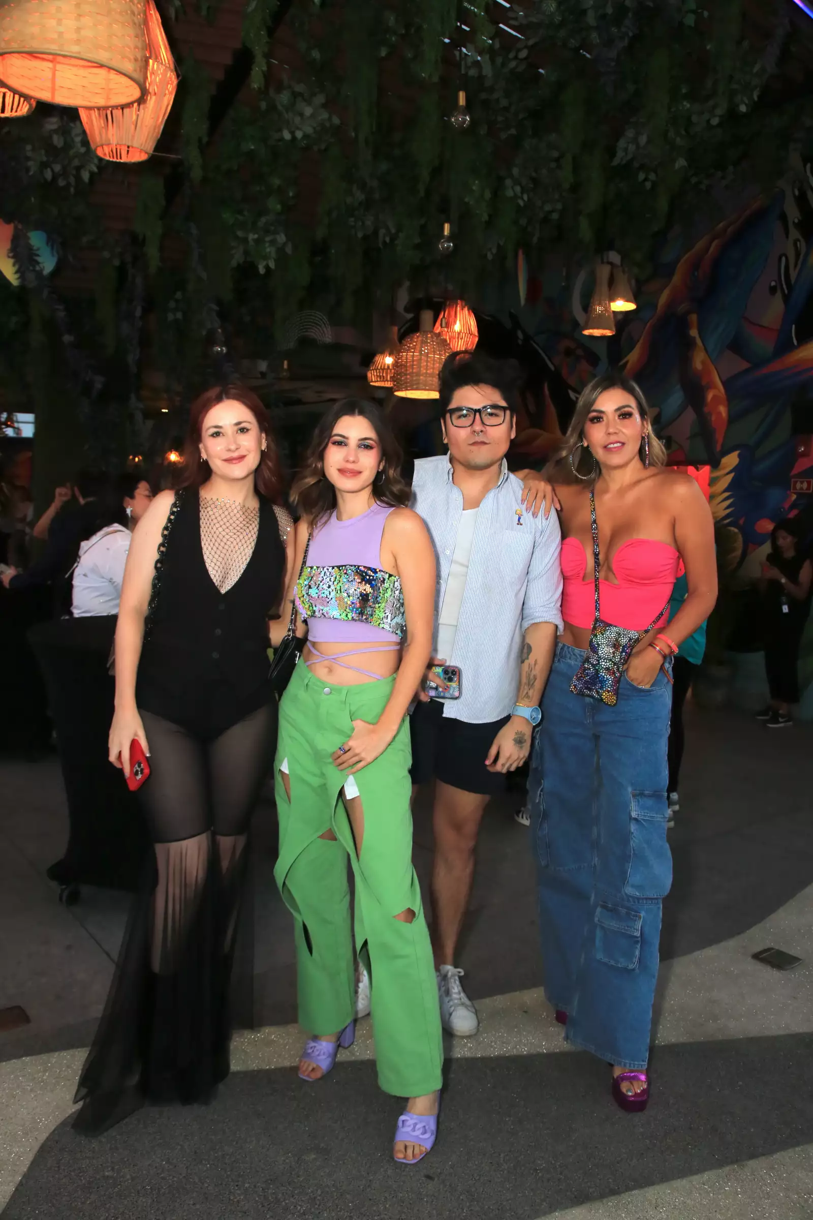 María José Martínez , Danae García , Jorge Serrano y Fer Ros