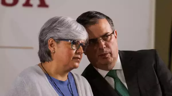 Graciela Márquez y Marcelo Ebrard