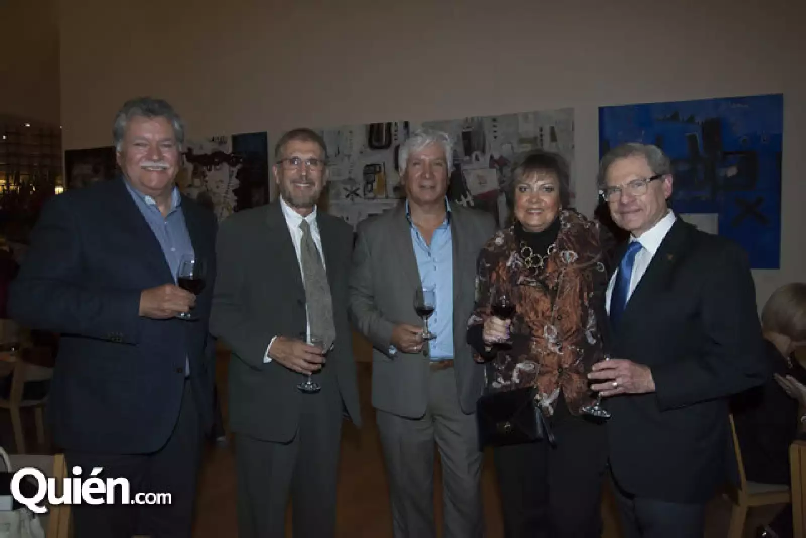 Guillermo Cramer, César Mora, Sergio Riego, Belinda Ramírez y José Grinberg